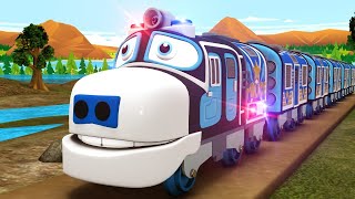 Chuggington Cartoon Railway - Police and Thief Toy Factory Cartoon Videos for Kids