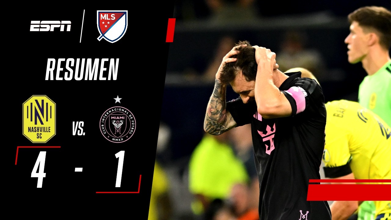 MESSI NO PUDO METER SU PENAL Y EL INTER PERDIÓ POR GOLEADA | Nashville SC 4-1 Inter Miami | RESUMEN