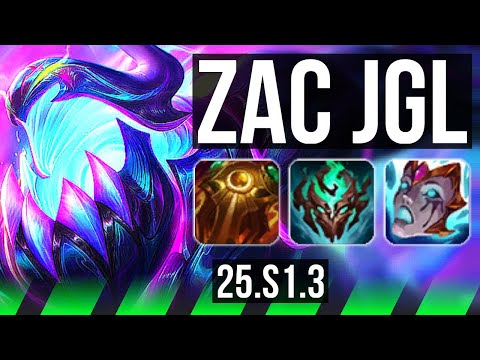 ZAC vs SKARNER (JGL) | 7/1/16, 600+ games | NA Master | 25.S1.3