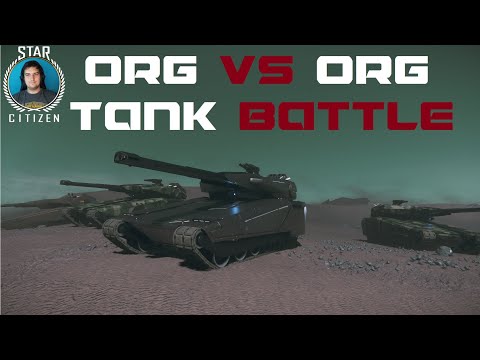 Org Vs Org Nova Tank & Infantry Battle Snakepit - Star Citizen Gameplay