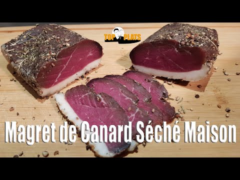 Homemade dried duck breast
