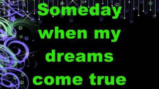 Ashley tisdale- &quot;Someday My prince Will Come&quot; with lyrics (HQ) (On Screen)