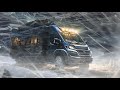 Surviving my first Winter of Extreme Van Life, Blizzard, Snow Storm Camping & Freezing Cold #vanlife
