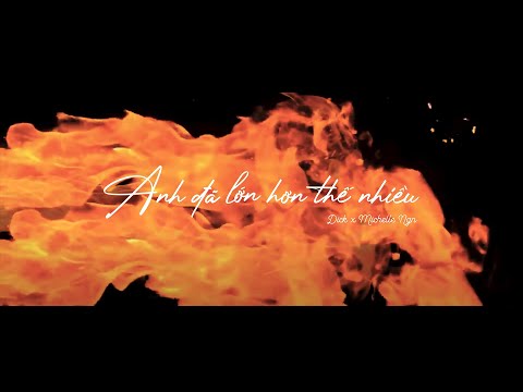 ANH ĐÃ LỚN HƠN THẾ NHIỀU - Dick ft. Michelle Ngn [KARAOKE - CÓ HOOK]