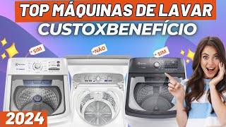 ✅ [ATUALIZADO] TOP 3 Melhores Máquinas de Lavar Roupa Custo-Benefício 2024 | Máquina de Lavar