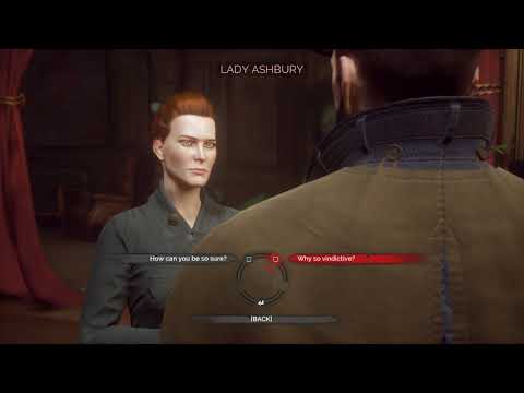 Vampyr - Unnatural Selection: Lady Ashbury at Ascalon Club "Advice" Dialogue Tree Sequence (2018)