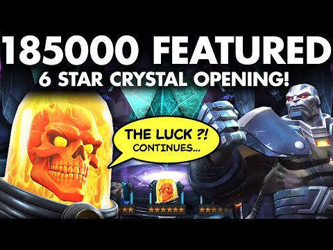 185000 Featured 6 Star Crystal Opening! - Marvel Contest of Champions