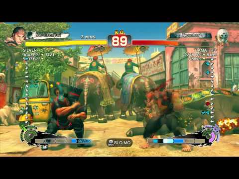 SSF4 AE : SILVER [RYU] vs TIAMAT HD [EL Fuerte] Endless Battle Matches - Xbox Live