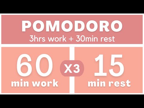 Técnica Pomodoro 60/15 - Pomodoro Timer