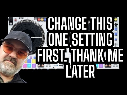 Rane One MK II - You Need to Adjust This !