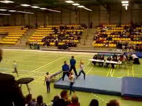 Jerne if ynglingepiger trampet 1.runde DM 2008