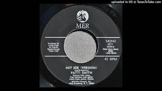 Patti Smith - Hey Joe (Version) - 1974 Original Pressing - Tom Verlaine on Guitar