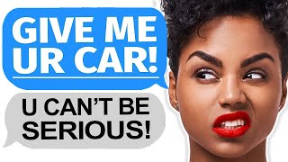 Karen DEMANDS MY CAR... GETS TAUGHT A LESSON! - Reddit Podcast Stories