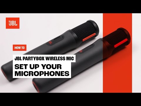 JBL PartyBox Mic JBLPBWIRELESSMIC 2pcs Wireless Black JBL PartyBox Mic JBLPBWIRELESSMIC 2pcs Wireless Black
