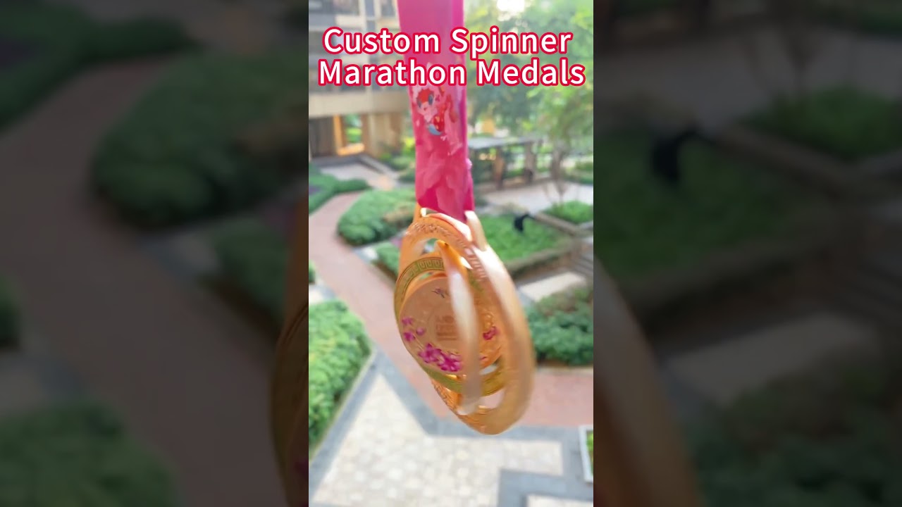 Custom Spinning Medals Manufacturer: 3D Rotating Finisher Awards for Races | Directly Medals Factory