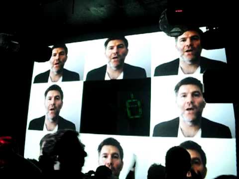 James Murphy with Shit Robot...On Screen