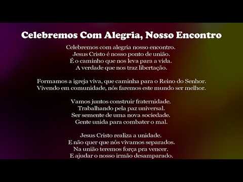 Com alegria video