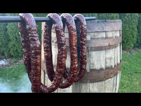 How to make sausage step by step? The entire sausage-making process. A simple homemade sausage re...