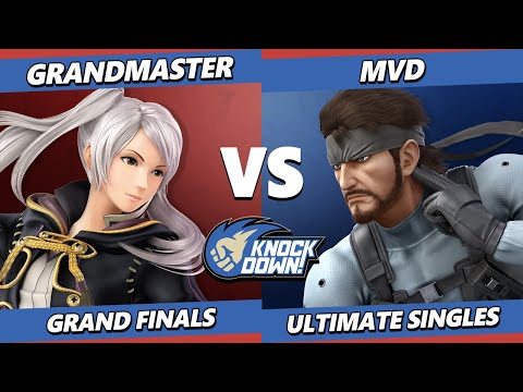 Knockdown 88 GRAND FINALS - Grandmaster (Robin) Vs. MVD (Snake) Smash Ultimate - SSBU