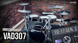 Video thumbnail for Roland VAD307 electronic drums sound demo ｜20 NEW KITS｜TD-17 module Gen.2 by drumtecTV