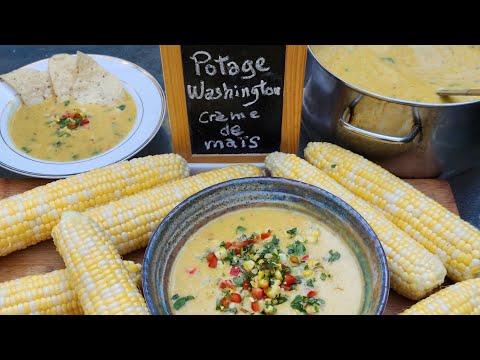 Potage Washington (crème de maïs)