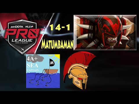 4 Anchors + Sea Captain vs. Ancient Warrior - JoinDota MLG Pro league 2 - (Matumbaman)(Bloodseeker)