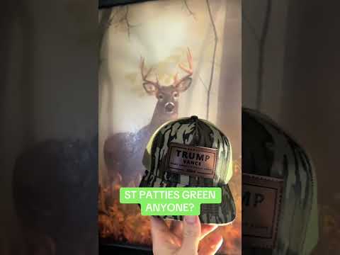 Celebrate St Patrick's Day with Green Hats & Camo #stpatricksday #green