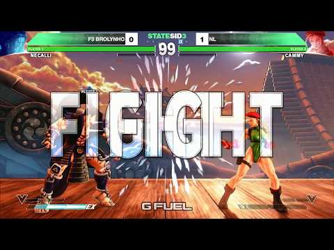 Brolynho (Necalli) vs NL (Cammy) - Statesid3 Exhibition - Street Fighter V [1080p/60fps] HD