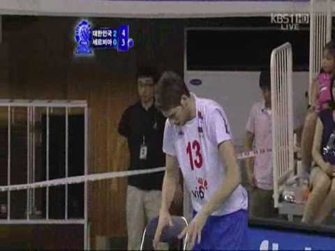 2009 FIVB World League Korea vs. Serbia Part 7
