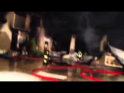 Incendio impresa a Malnate