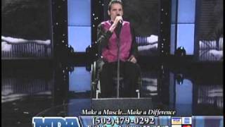 Calvin Ray sings on 2010 Jerry Lewis Telethon
