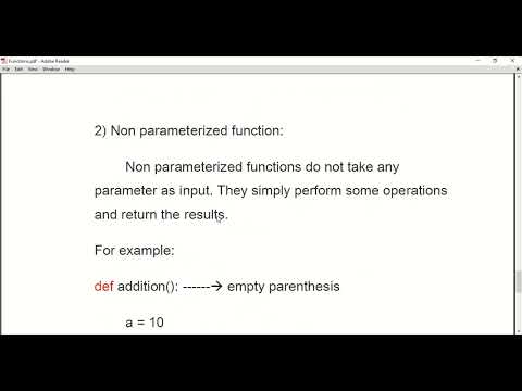 Python Functions And Basic Arithmetic Operators Using Parameterized And Non Parameterized Funct