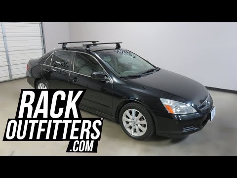 2003 to 2007 Honda Accord Sedan with Yakima BaseLine JetStream Roof Rack Crossbars