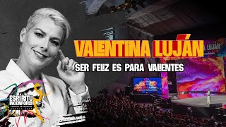 "Ser feliz es de valientes". Valentina Luján en el FDI, 2025