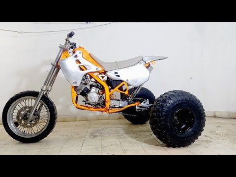 Making a Custom-Built Monster Trike From abondoned Kawasaki