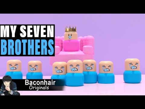 My Seven Twin Brothers Treat Me Like A Princess | roblox brookhaven 🏡rp