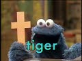 Classic Sesame Street Cookie Monster And Olivia Letter T Part 1