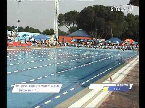 Serie 1 dei 50 Dorso  Assoluti Maschi Master - 12 MEMORIAL ANDREA BETTIOL