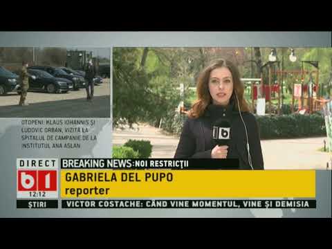 STIRI B1 ORA 12.00 DIN 28 MARTIE 2020: MEDIC DE LA SPITALUL GEROTA IN STARE GRAVA.