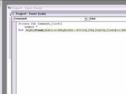 Vb6 Message Box Tutorial