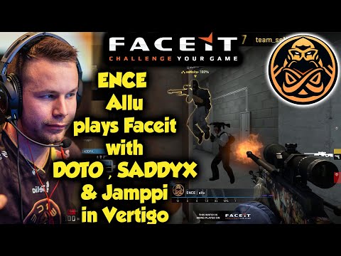 ENCE Allu ON FIRE at Faceit with Doto & SADDYX & Jamppi in Vertigo