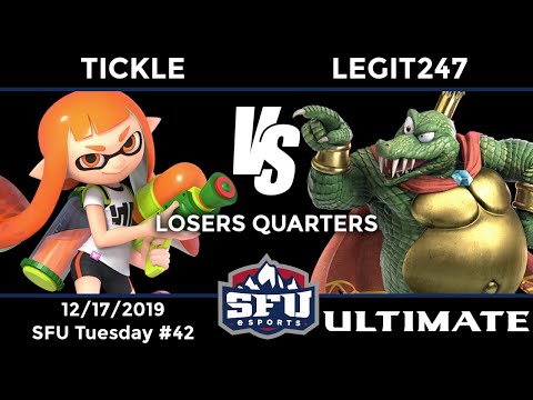 SFU Tuesday #42: Tickle (Inkling) vs Legit247 (Inkling, K. Rool) - Losers Quarters