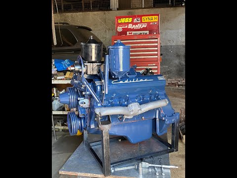Cadillac 331 V8 engine rebuild beginning to end.