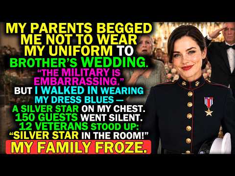 My Parents Begged Me to Hide My Uniform at My Brother's Wedding — Then 12 Veterans Stood Up
