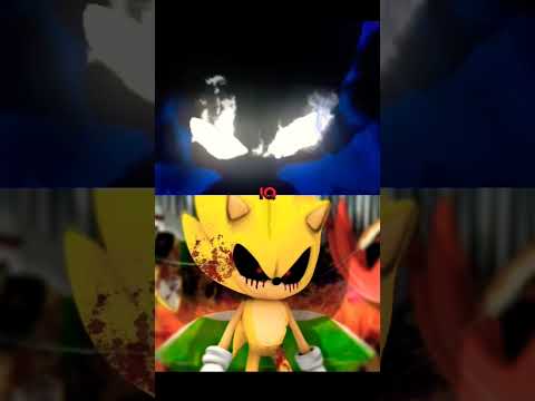 dark super sonic vs hyper sonic exe