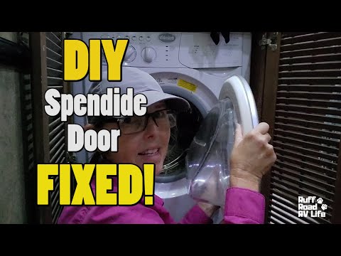 Splendide 2100XC Washer/ Dryer Door/ Latch Repair  DIY RV Washer/ Dryer Door Repair