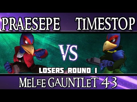 Melee Gauntlet 43 - Praesepe (Falco) vs Timestop (Falco)