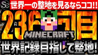 【🔴Minecraft】目指せ世界記録！整地ノルマ達成するまで今夜も眠れない‼️～236回目～