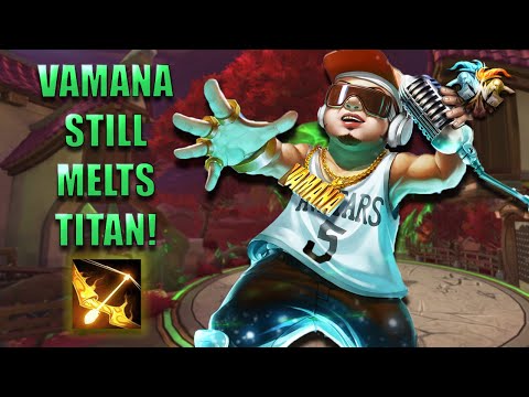 PVE VAMANA STILL MELTS THE TITAN! - Grandmasters Ranked Duel - SMITE