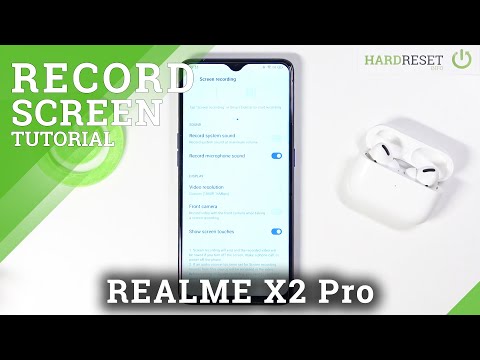 How to Switch Off/ On Screen Touches in Realme X2 Pro – Screen Recording Settings